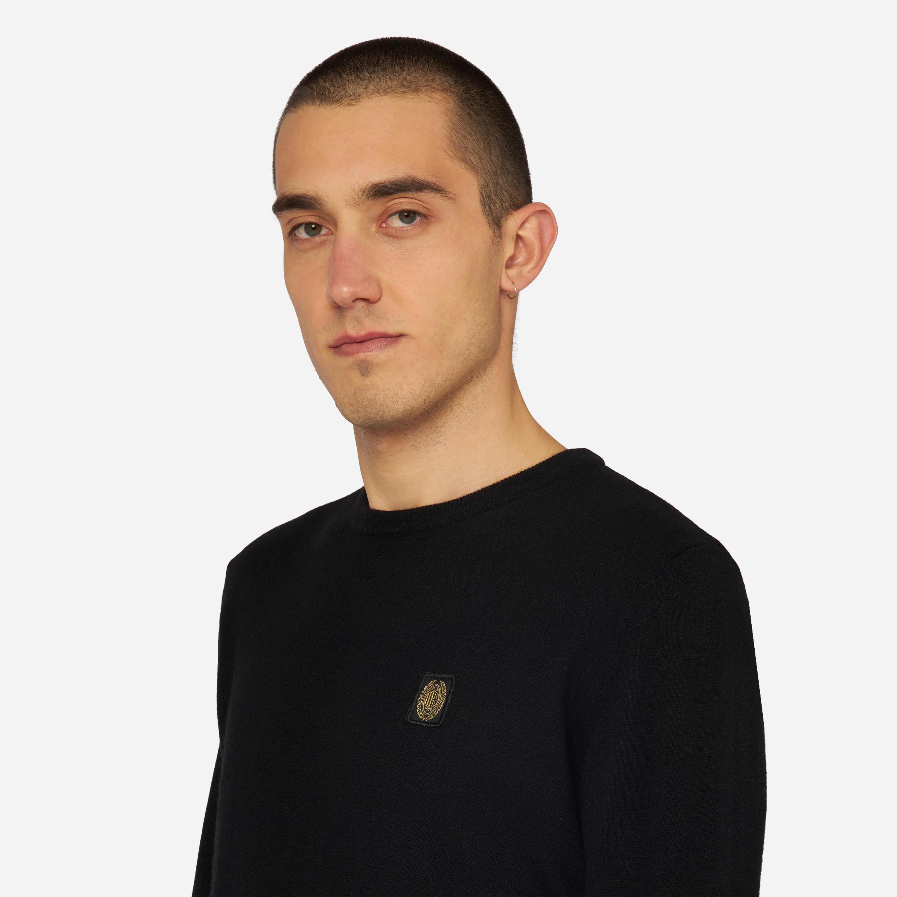 AC Milan Gold Essential Maglione cachemire girocollo uomo