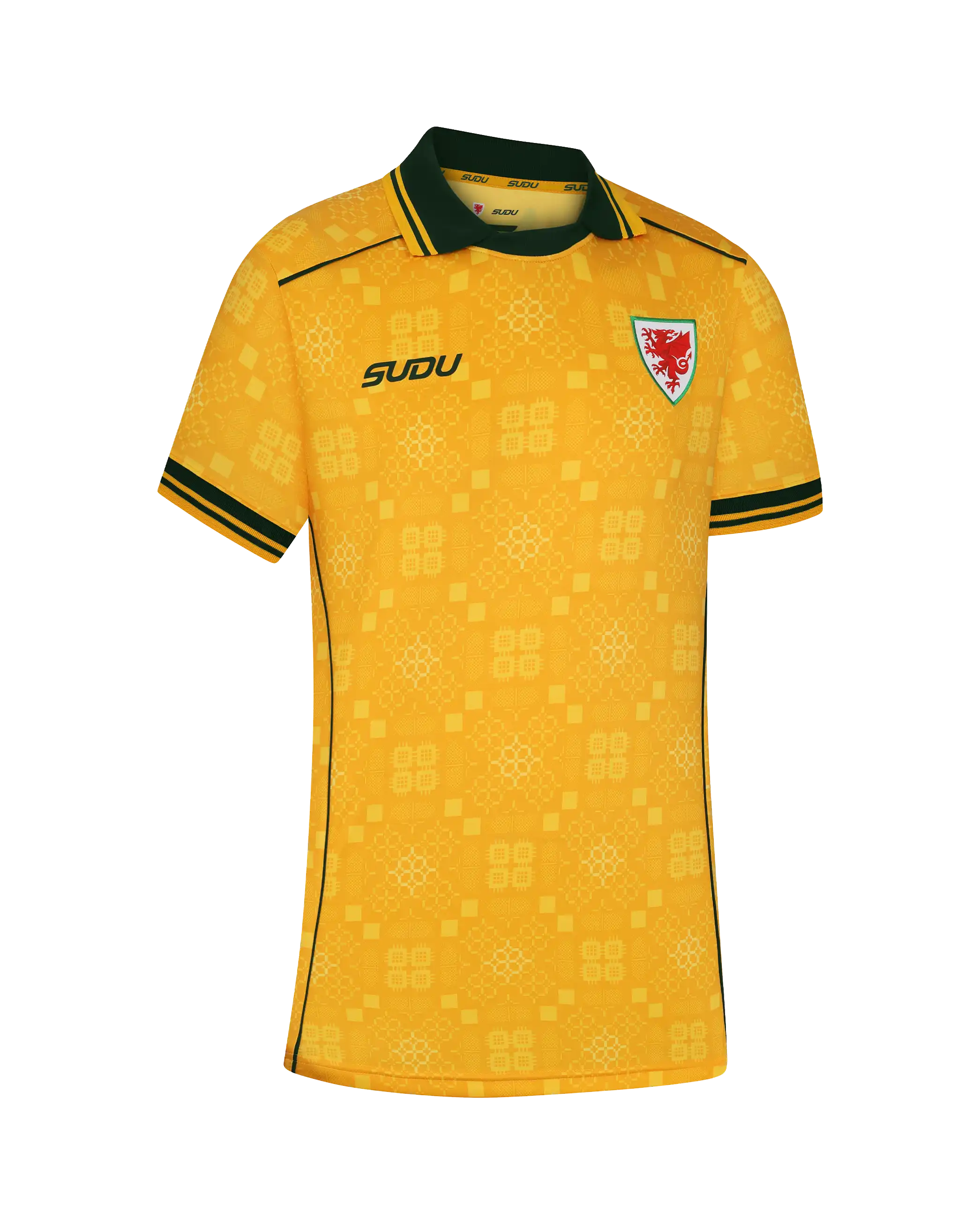 Wales SUDU 2026-27 maglia away junior gialla