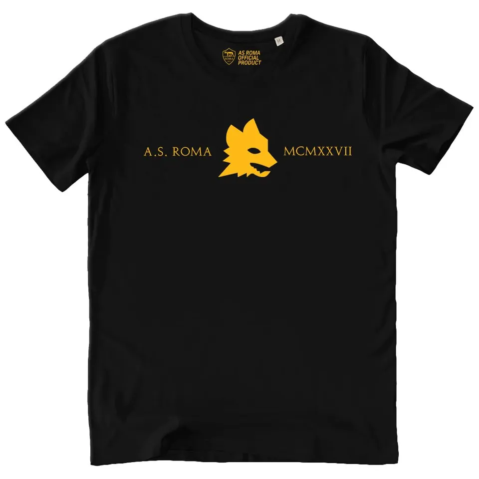 Roma Fanshop MCMXXVII t-shirt bambino 7-8 anni nera