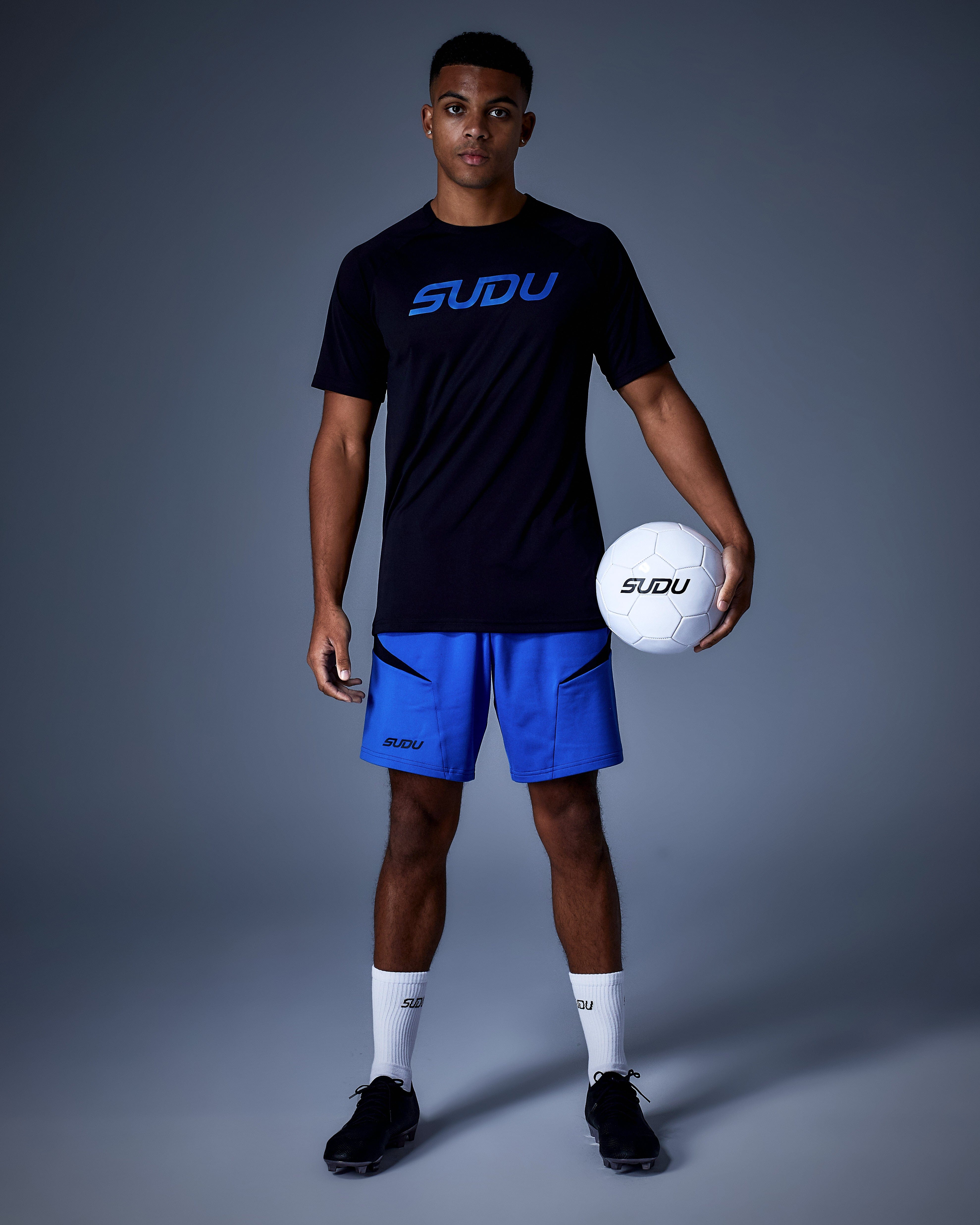 SUDU Clothing SPS 01 pantaloncini calcio blu