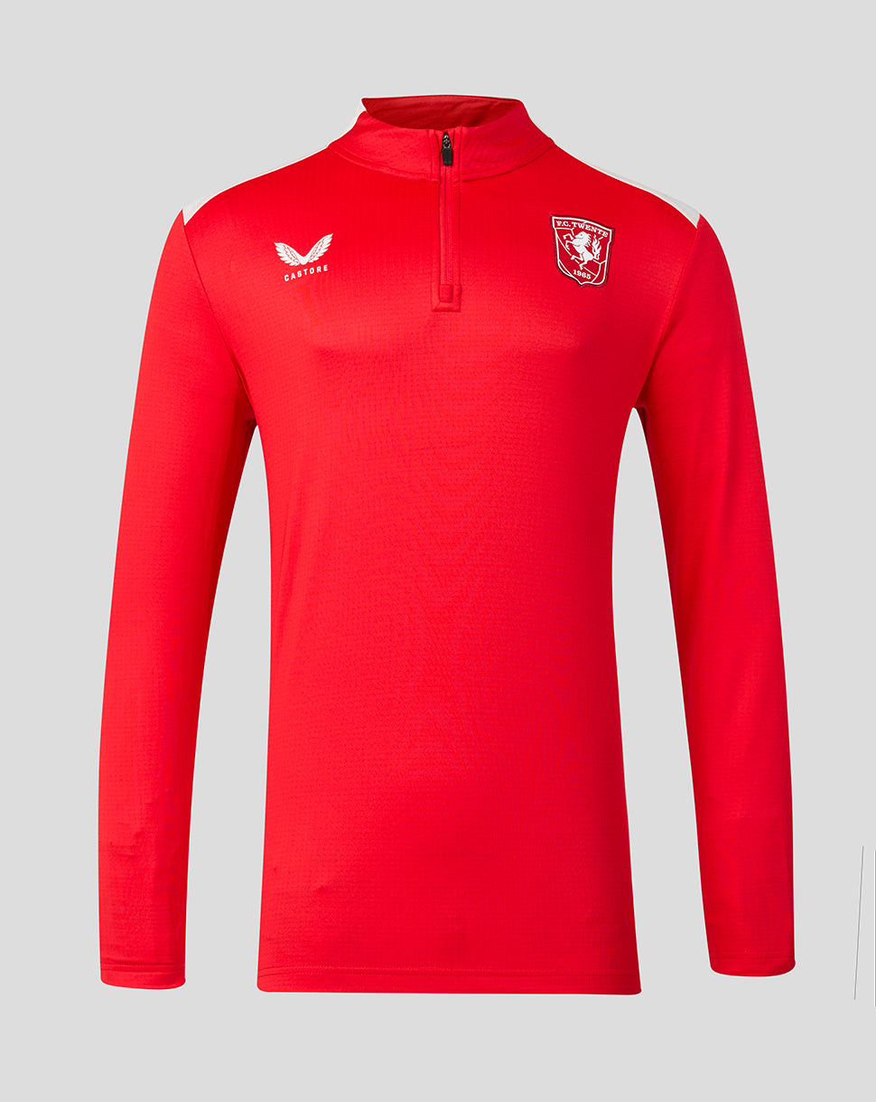 Twente Matchday 26/27 midlayer tomato maglia riscaldamento uomo