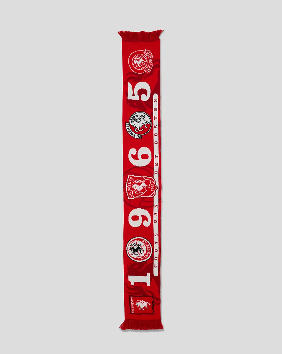 FC Twente 1965 sciarpa da tifoso rossa