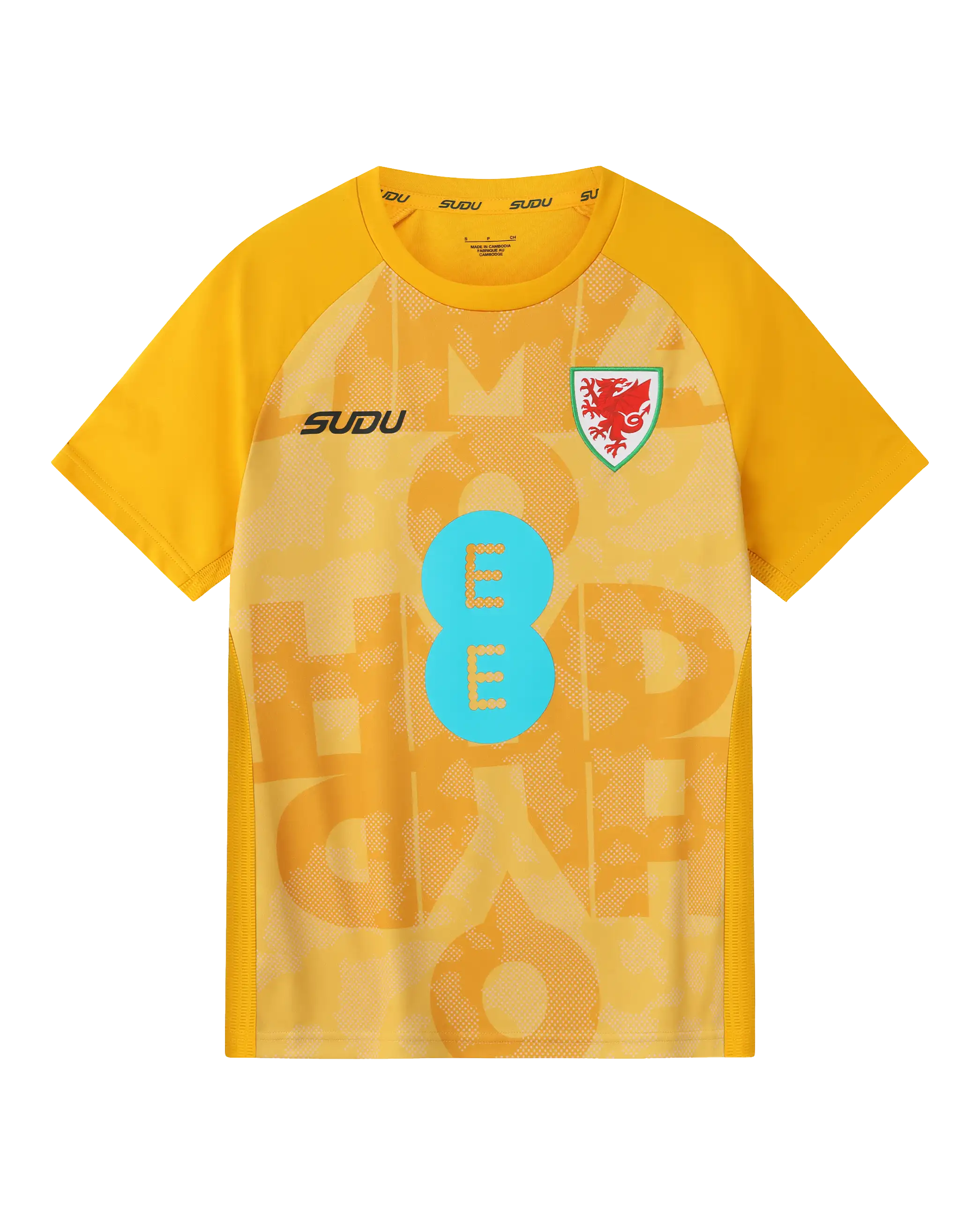 Wales Pre-Match SUDU 2026-27 maglia gialla donna