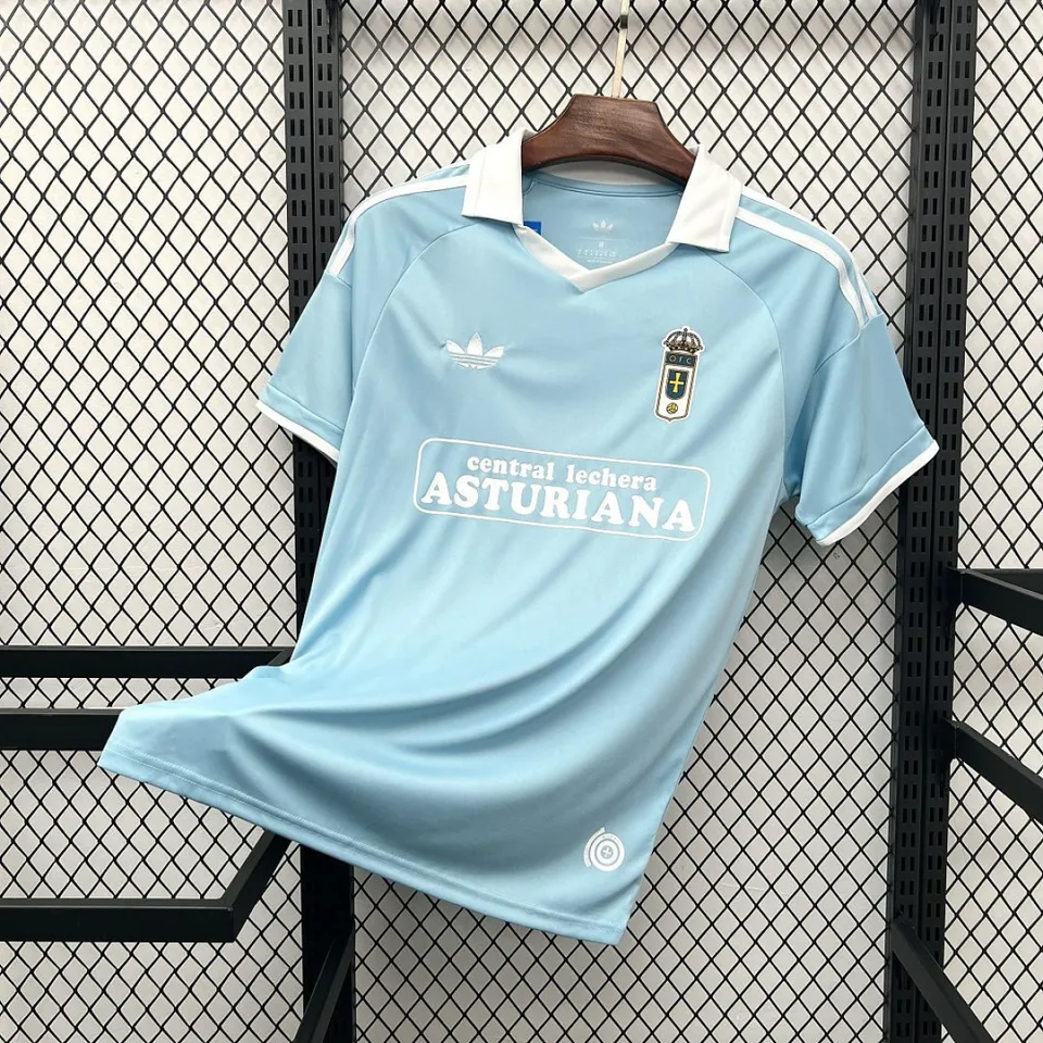 Tifoso Store Real Oviedo 2025/26 maglia celeste casa