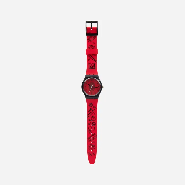 AC Milan orologio bambino analogico rosso nero