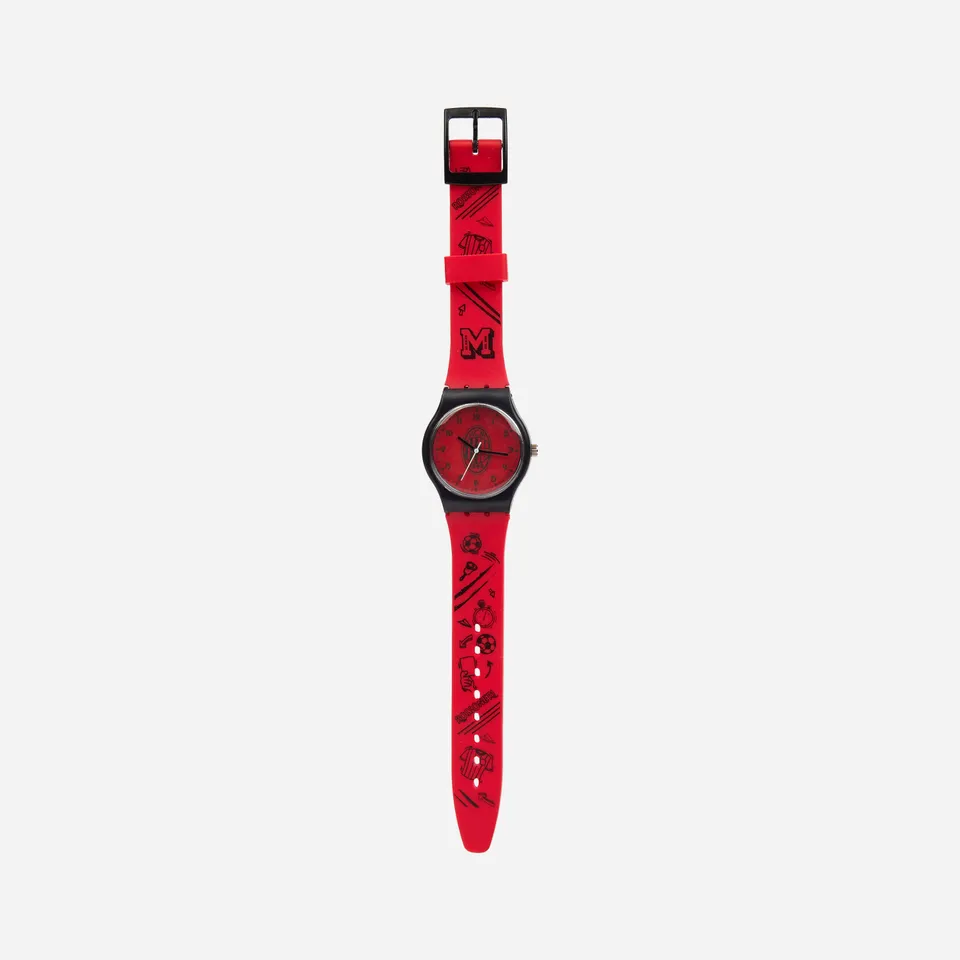AC Milan orologio bambino analogico rosso nero