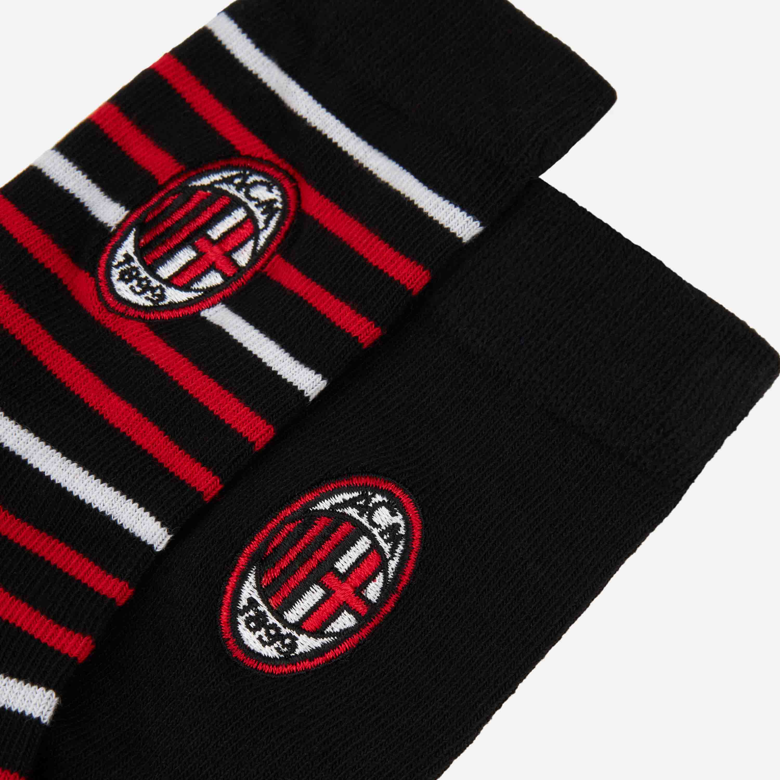 AC Milan Kids Socks Box Set calzini box logo ufficiale