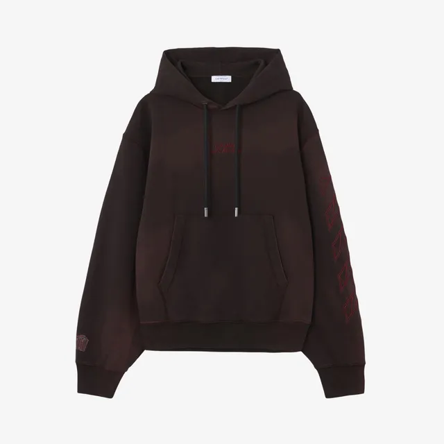 AC Milan Felpe Off-White hoodie uomo cotone cappuccio