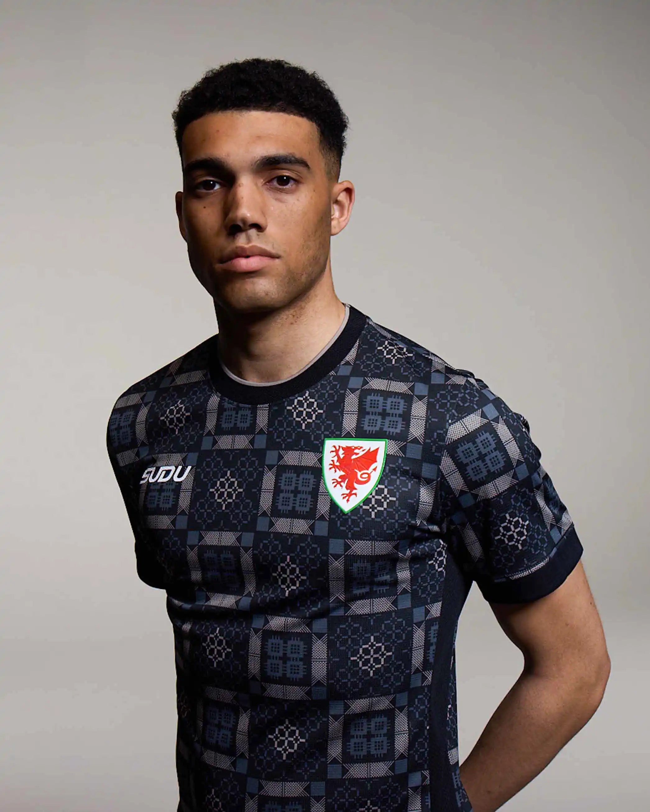 Wales Goalkeeper Kit maglia portiere nera M adulto