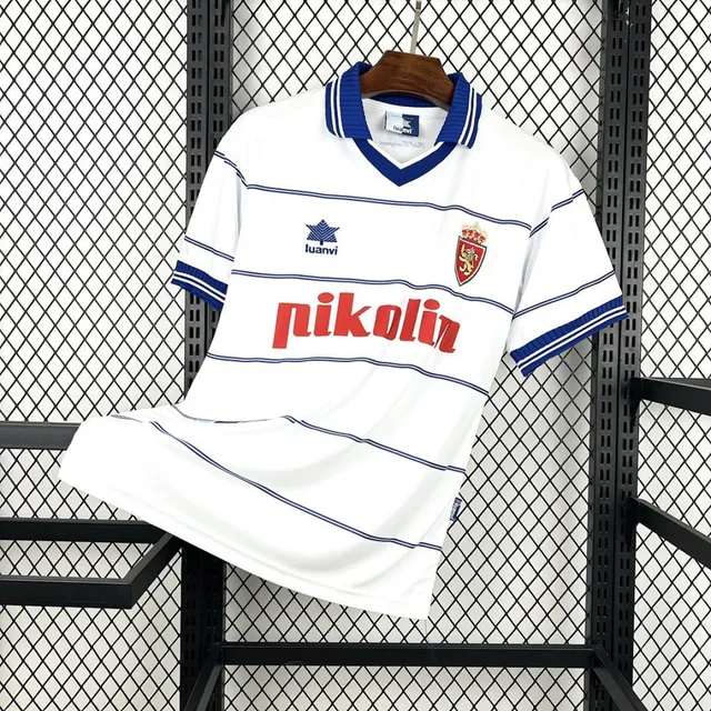 Tifoso Store Maglie da Calcio Maglia Real Zaragoza 2000/01 maglia S-XXL