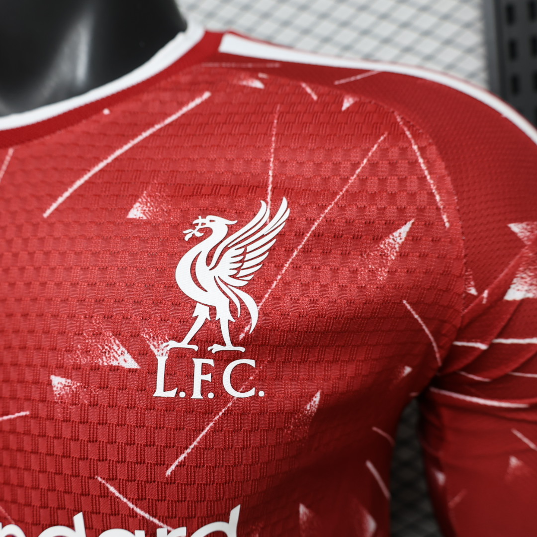Tifoso Store Player Version Liverpool 2026/27 Maglia Maniche Lunghe Rossa