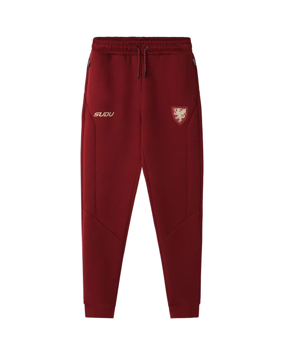 Wales Travel SUDU Players pantalone bordeaux comodo