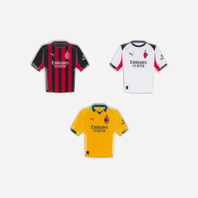 AC Milan Magliette Milan Set 3 Magneti Maglie 25/26 metallo
