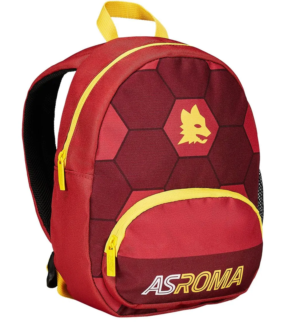 AS Roma Seven zaino asilo small nero bambino