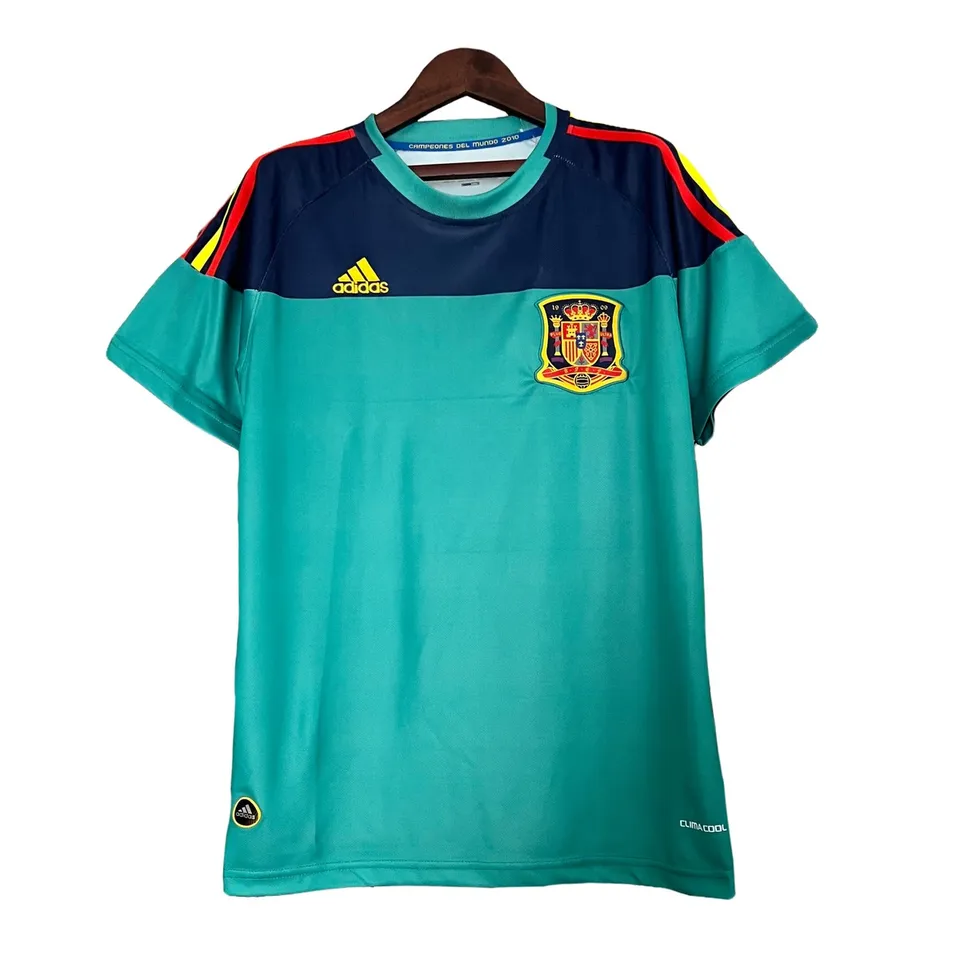 Tifoso Store Spagna Portiere 2010 maglia retro verde acqua S-XXL
