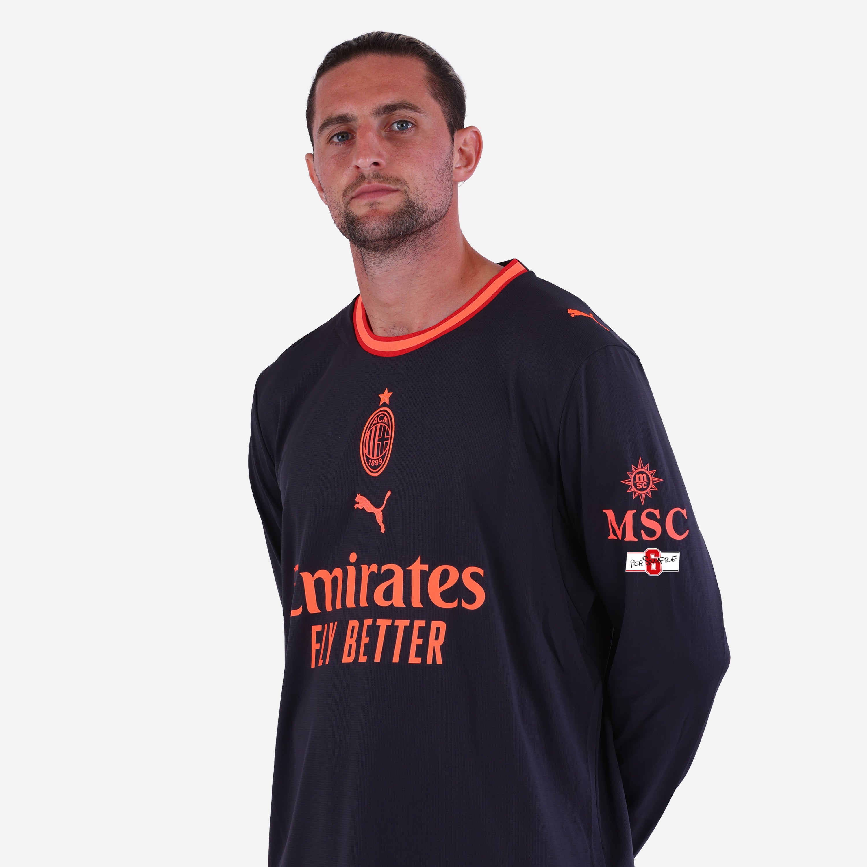 AC Milan Third 2026/27 maglia gara manica lunga uomo drycell