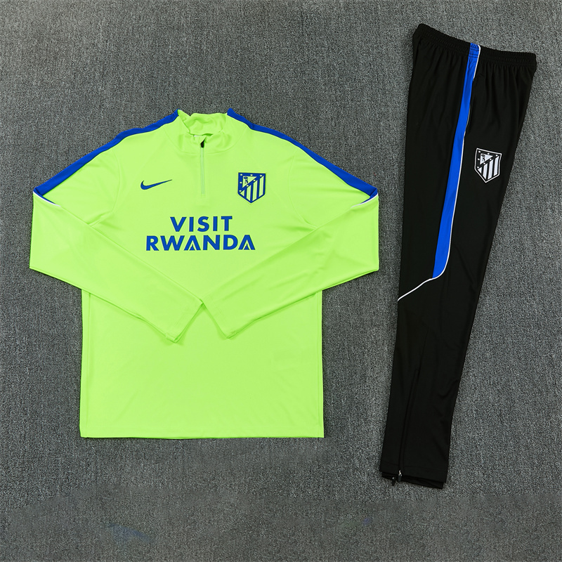 Atletico Madrid 2026/27 tuta allenamento verde fluo nera