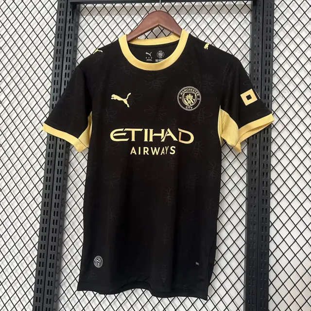 Tifoso Store Maglie da Calcio City Away 2026/27 maglia nera oro