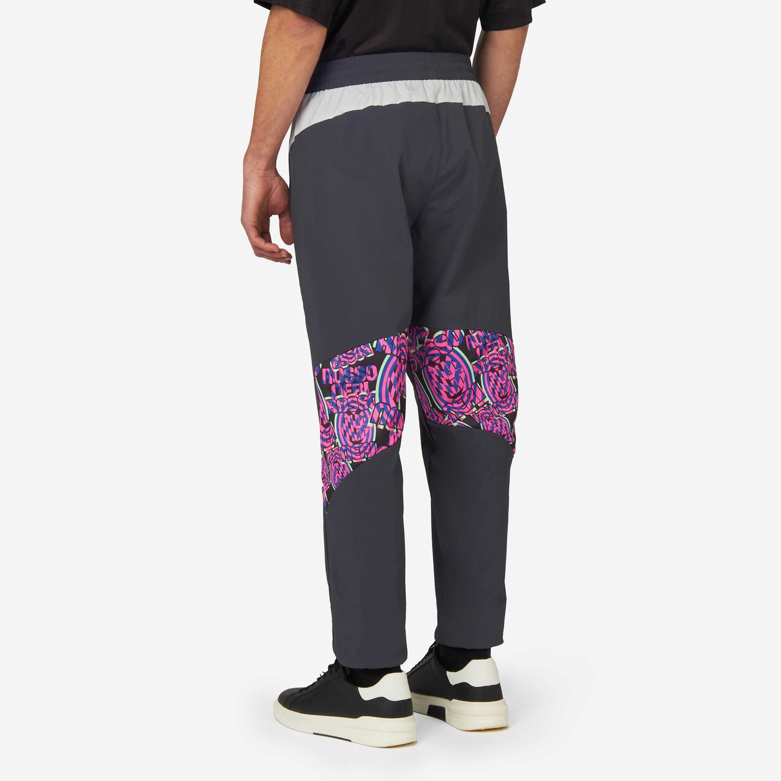 AC Milan NRGY pantaloni tuta blu rosa con tasche