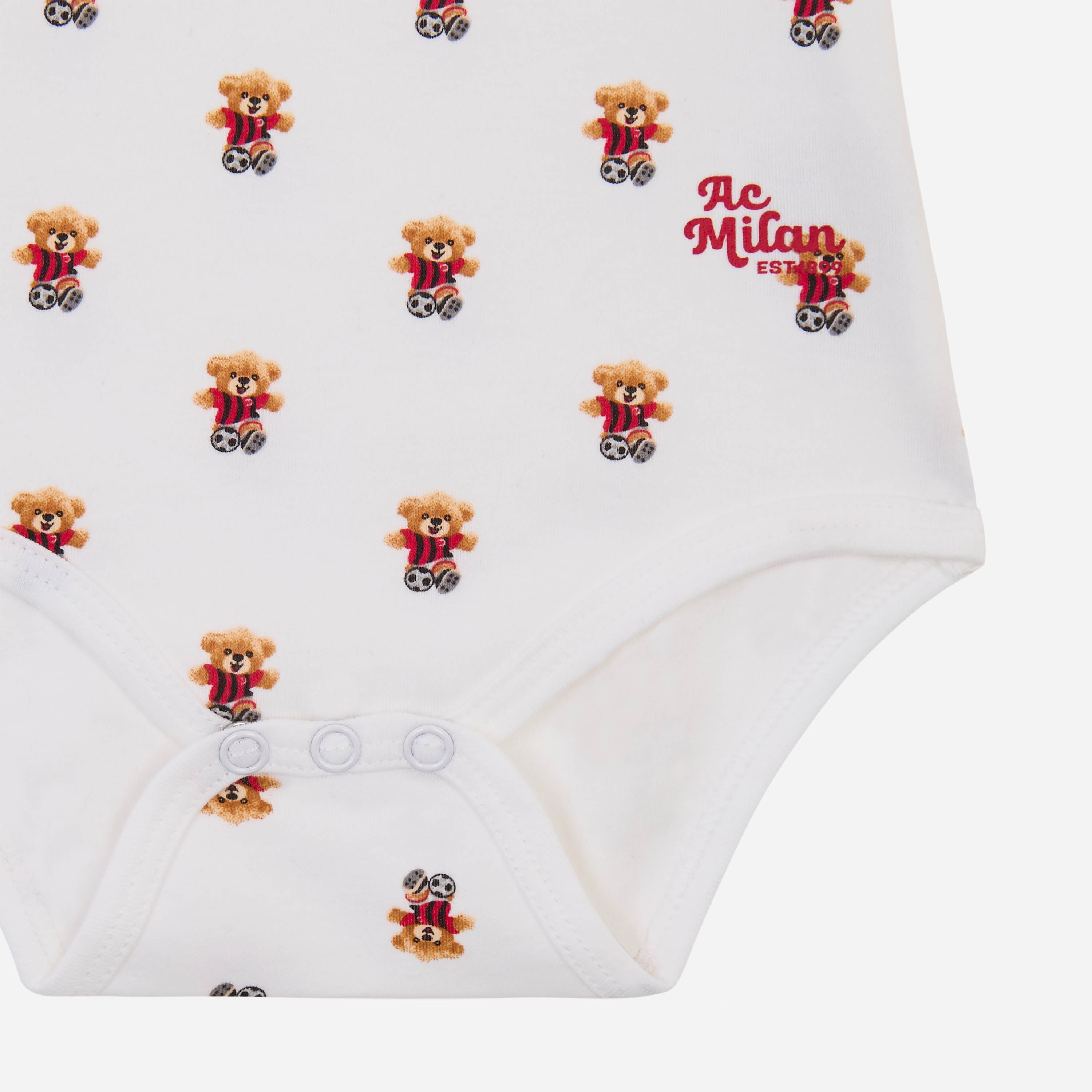 AC Milan Newborn Bodysuit Set body neonato cotone 2 pezzi