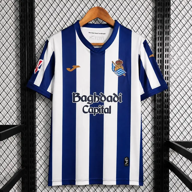 Real Sociedad Prima Maglia 2026/27 maglia righe