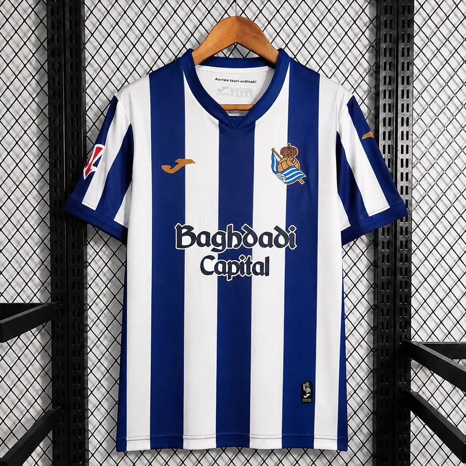 Real Sociedad Prima Maglia 2026/27 maglia righe