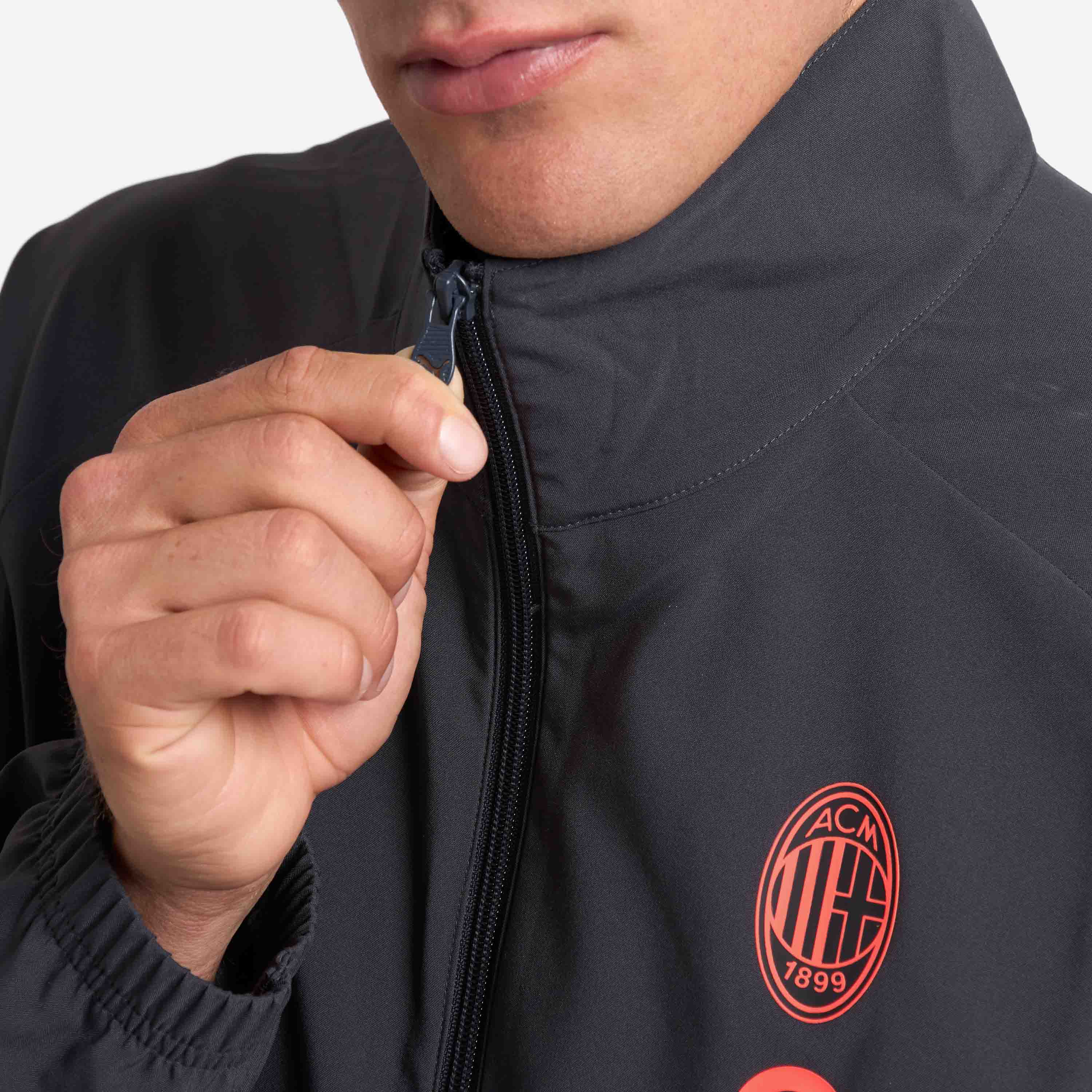 AC Milan Pumatech-X Giacca Tuta uomo grigia oversize