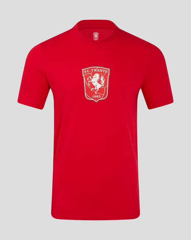 Twente Lifestyle Core Logo T-Shirt Rossa L Cotone