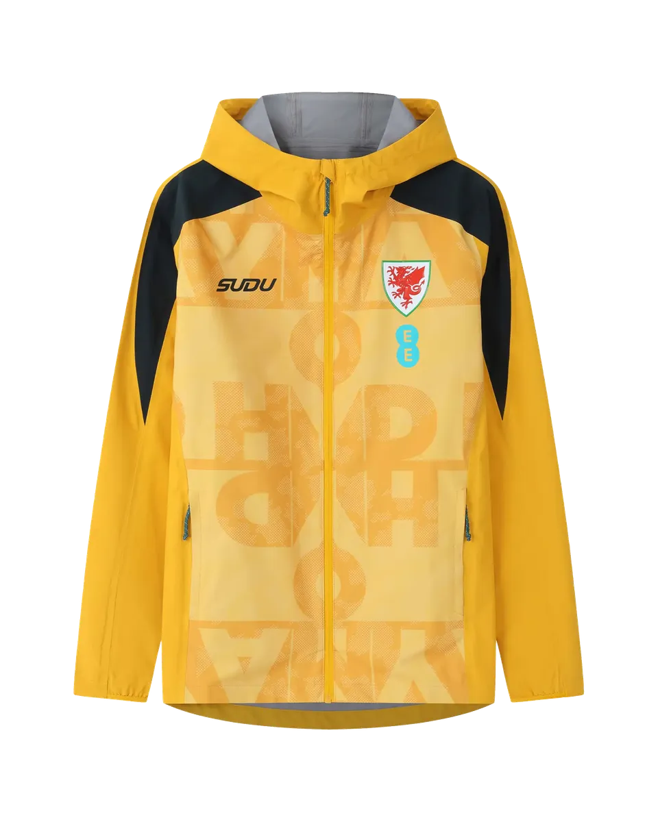 Wales SUDU Pre-Match 2026-27 giacca leggera uomo gialla