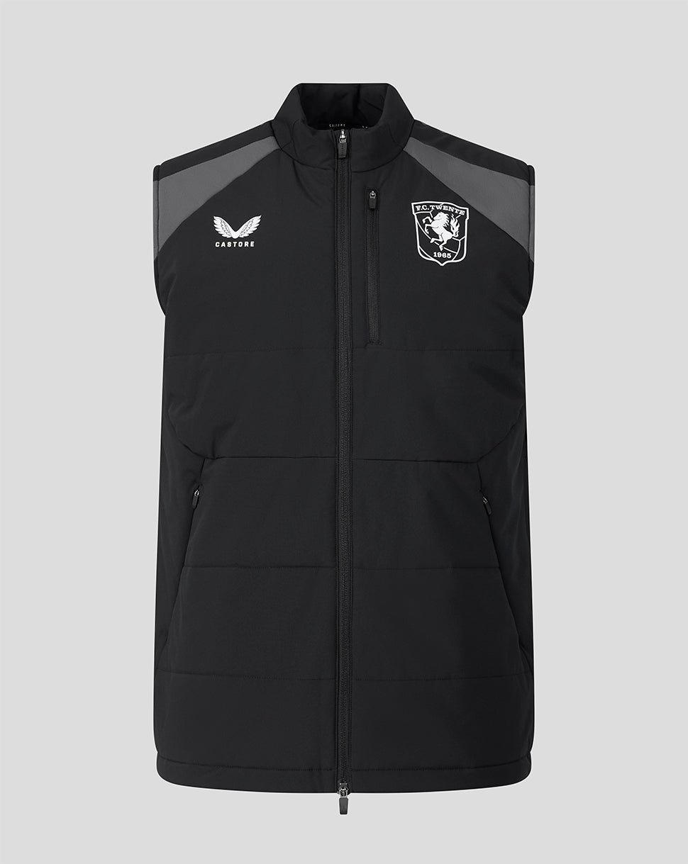 FC Twente Training Gilet Unisex Nero 26/27 Trapuntato