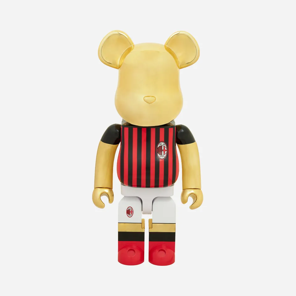 Be@rbrick AC Milan 1000% statuetta oro 70 cm maglia rossonera