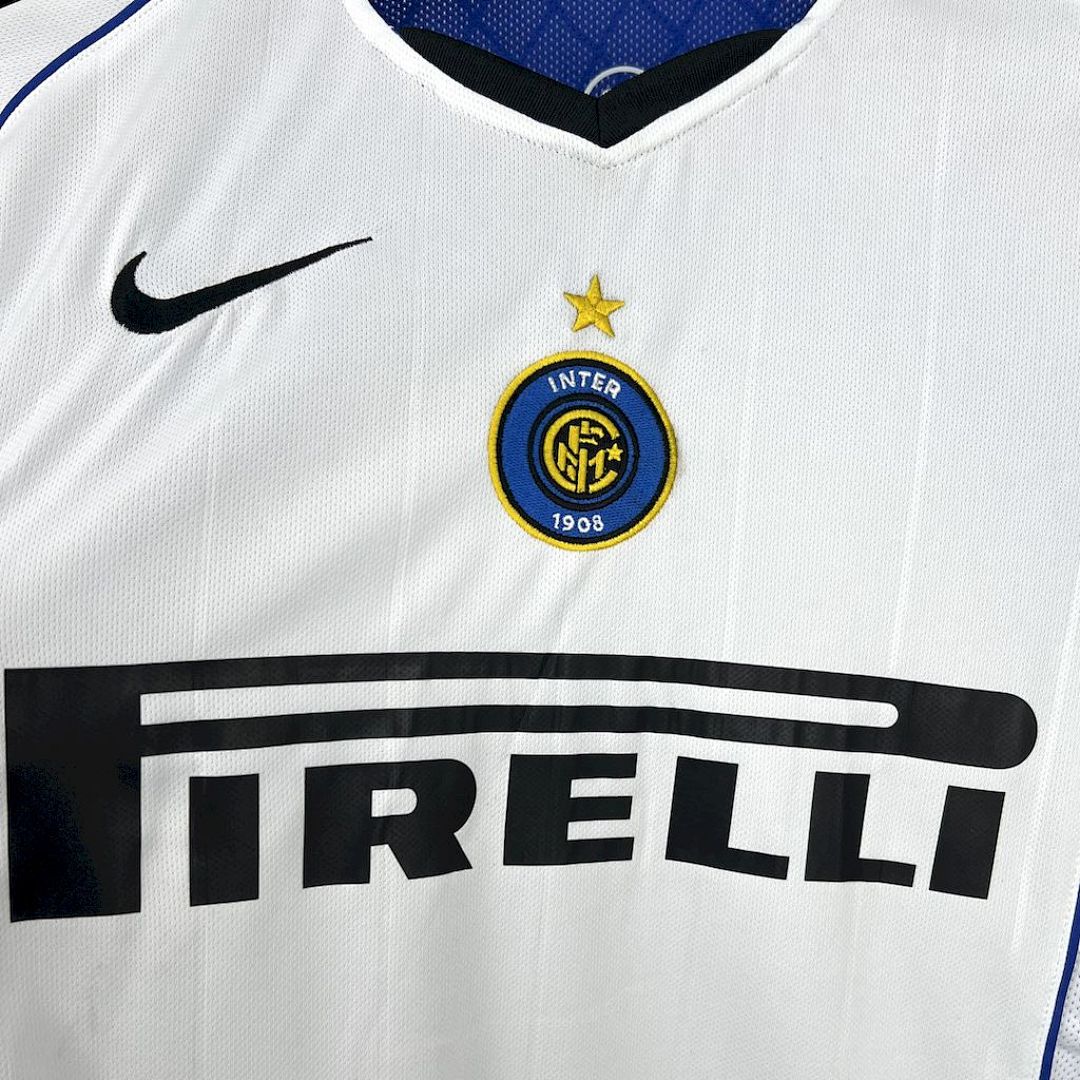 Inter Seconda 2004/05 maglia away bianca taglia L