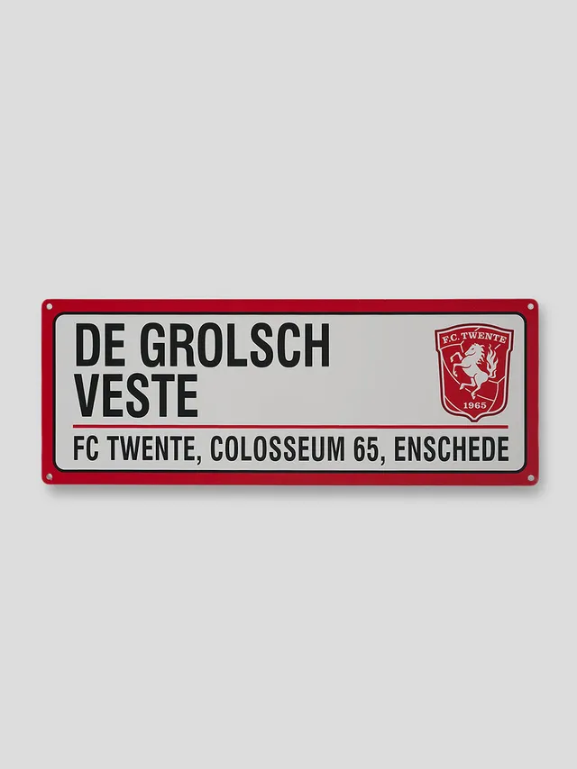 FC Twente Targa Stradale in Metallo Multicolore O/S
