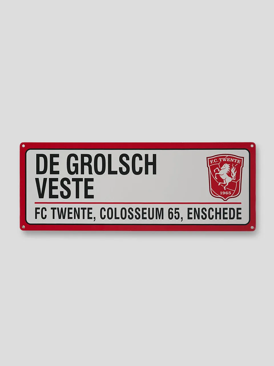 FC Twente Targa Stradale in Metallo Multicolore O/S
