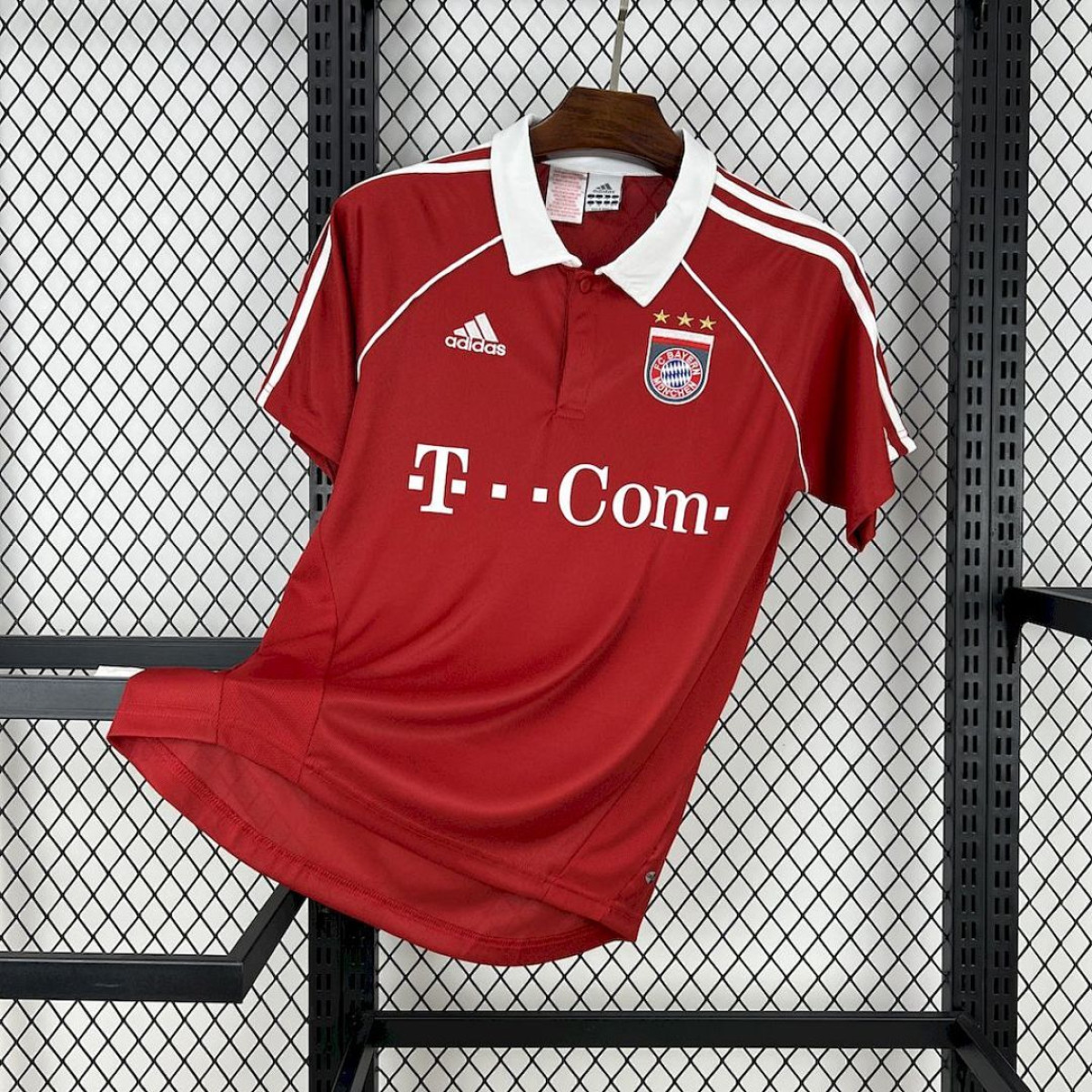 Bayern Monaco 2005/06 maglia rossa retro tifoso