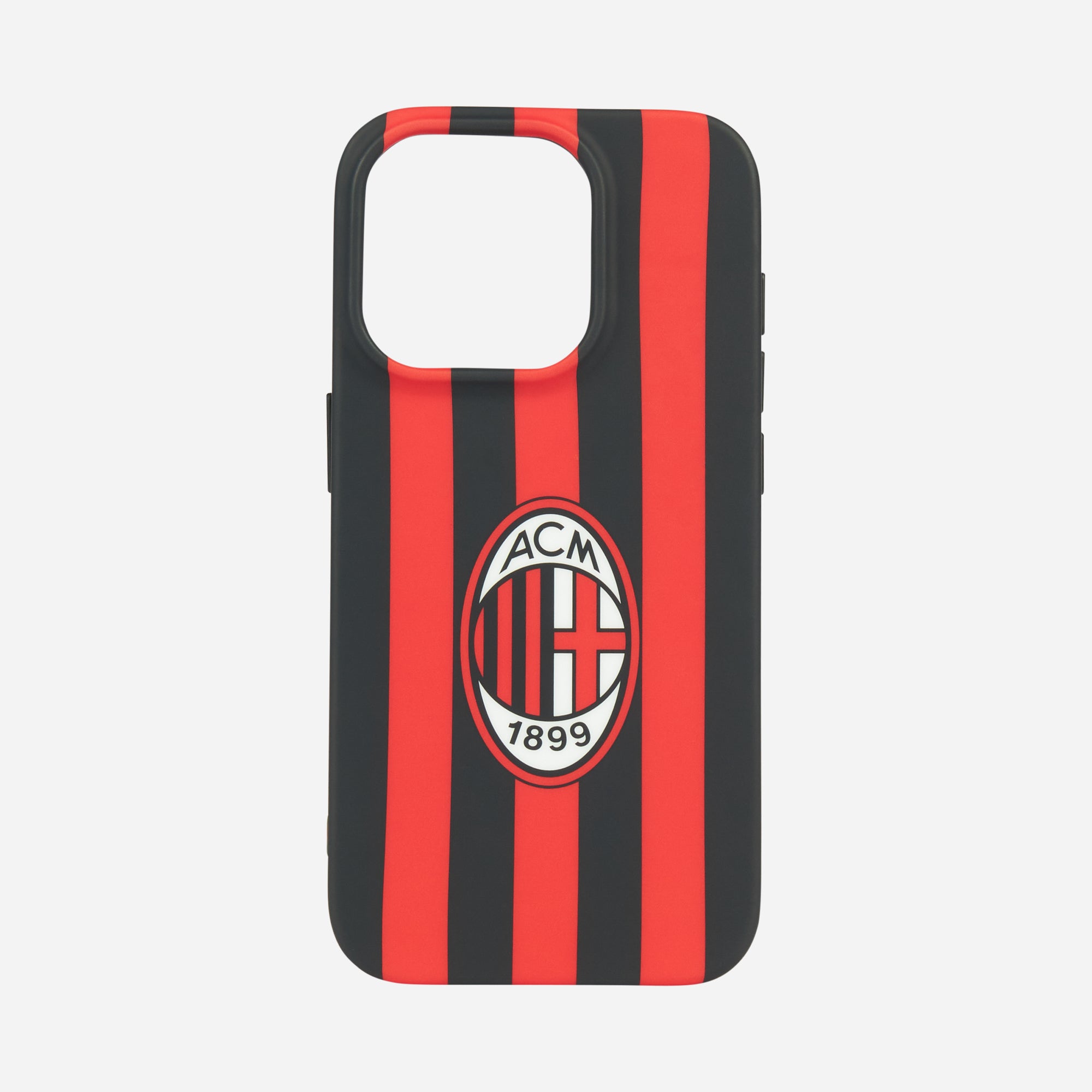 AC Milan Striped cover iPhone 15 Pro rosso nero