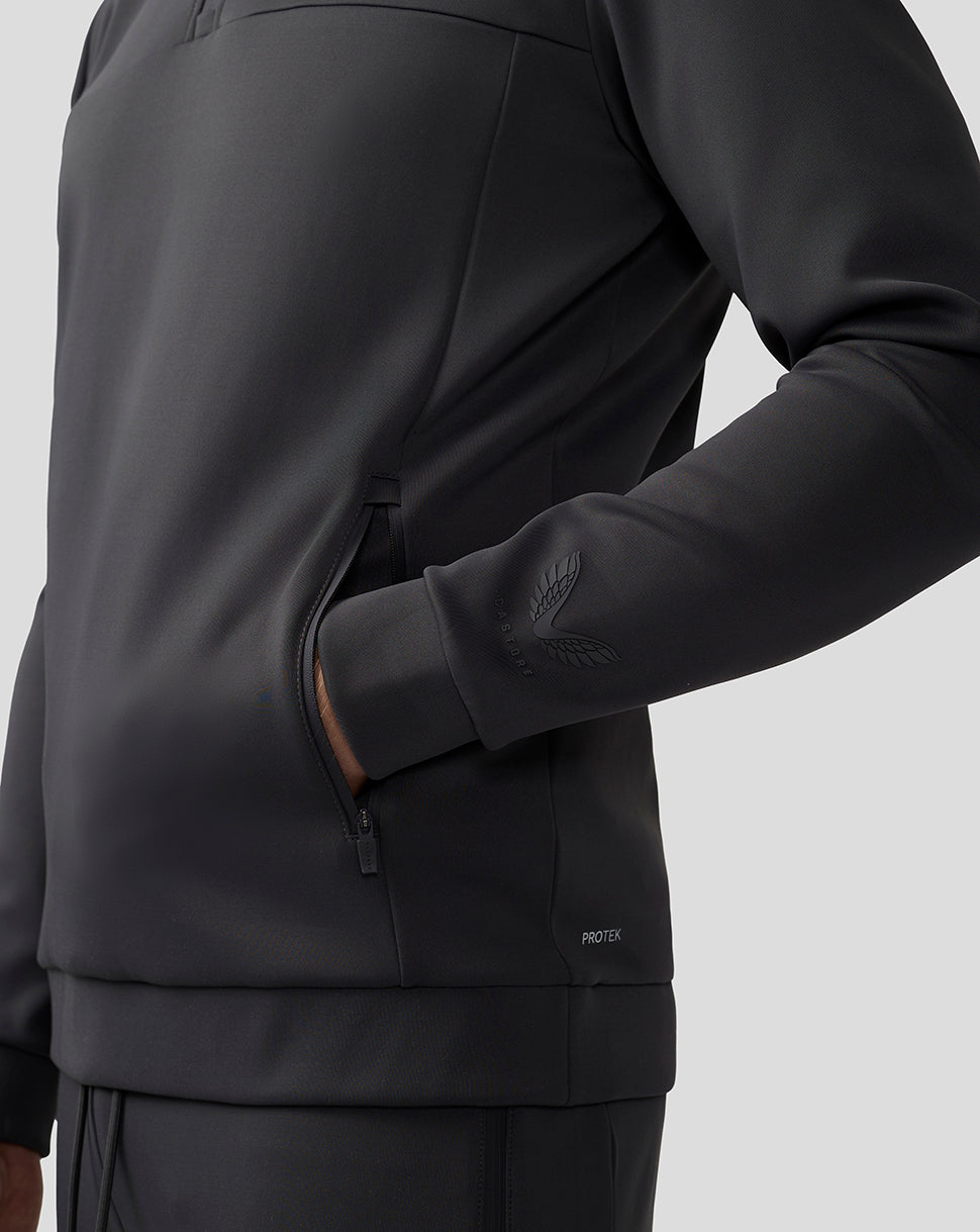 Castore Scuba Quarter Zip top uomo charcoal manica lunga