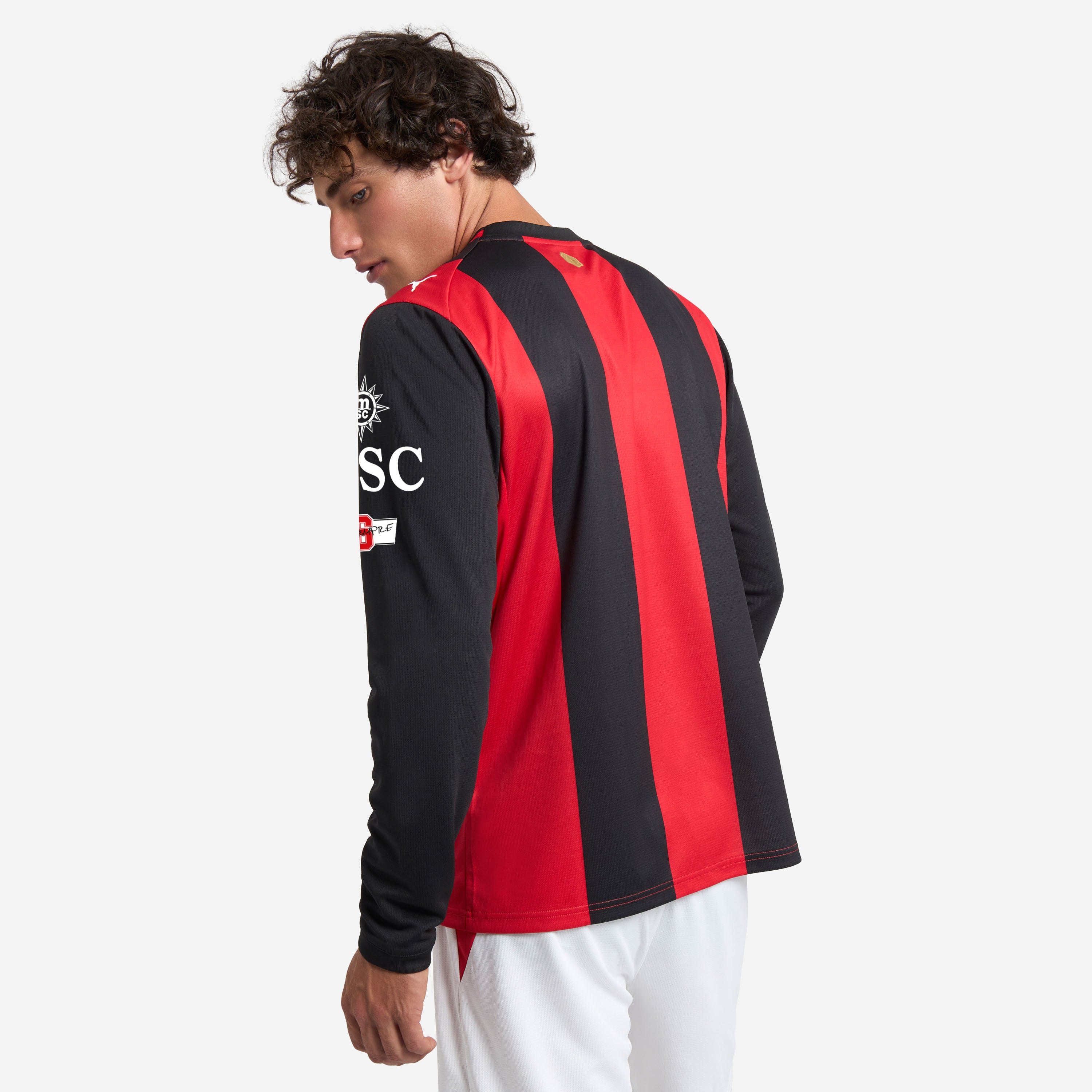 AC Milan Kit Gara Milan Home 2026/27 maglia manica lunga uomo