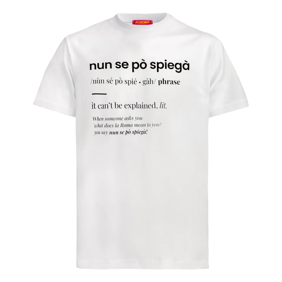 AS Roma Nun Se Po Spiega t-shirt taglia L