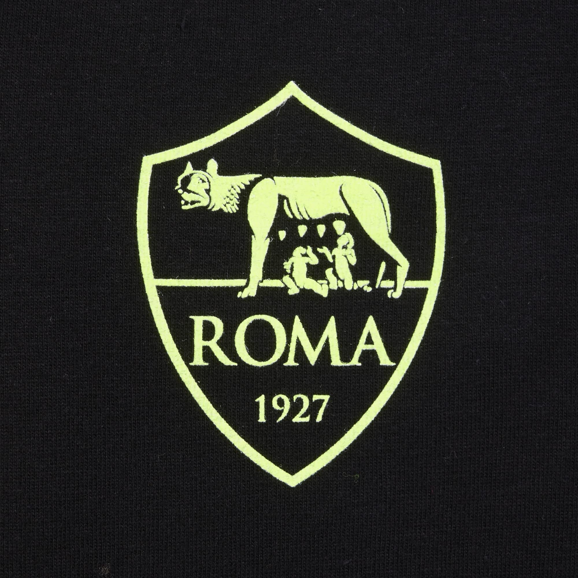 Roma Fanshop Fluo Uomo Gialla t-shirt M nero giallo