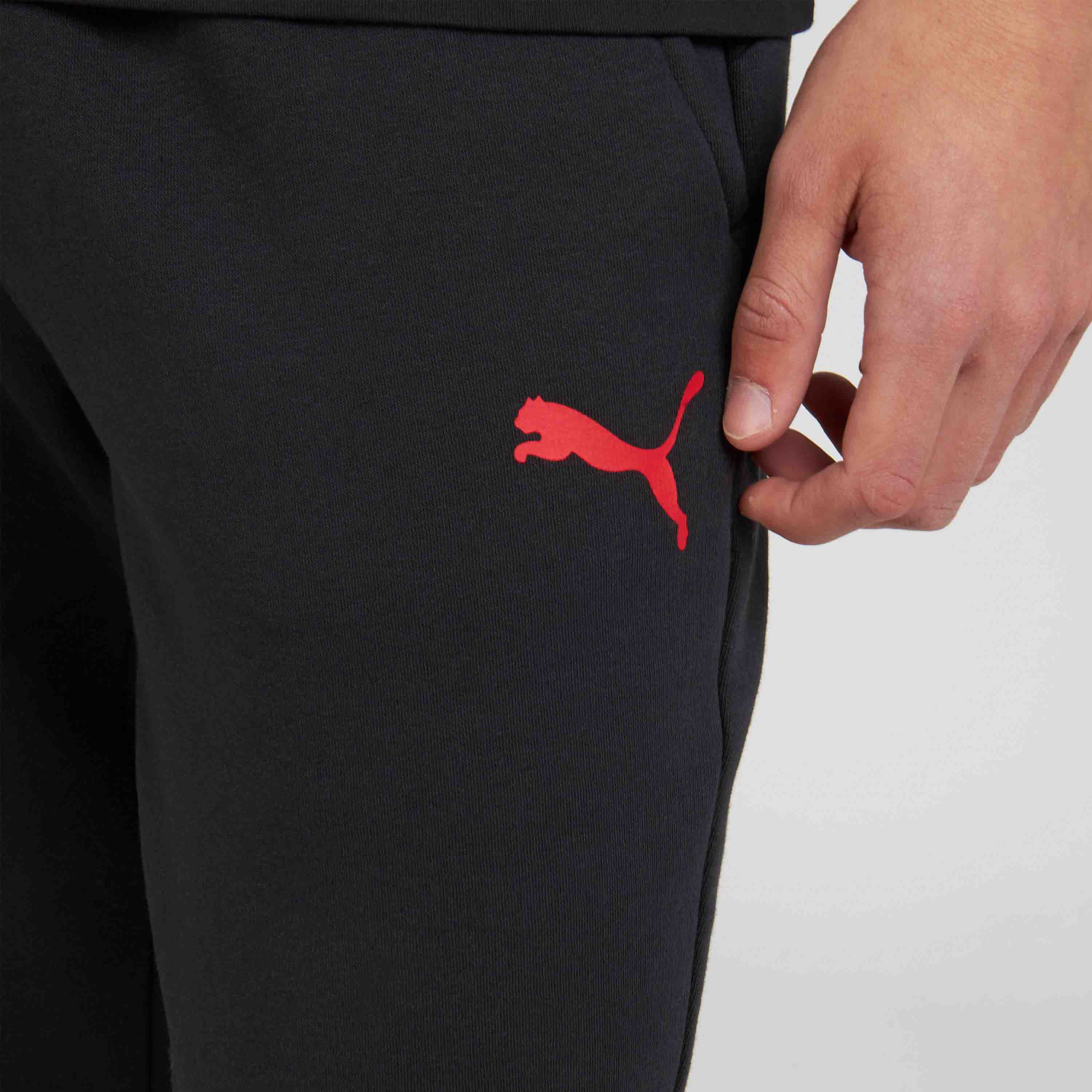 AC Milan Essential Pantaloni Tuta Uomo Neri Cotone