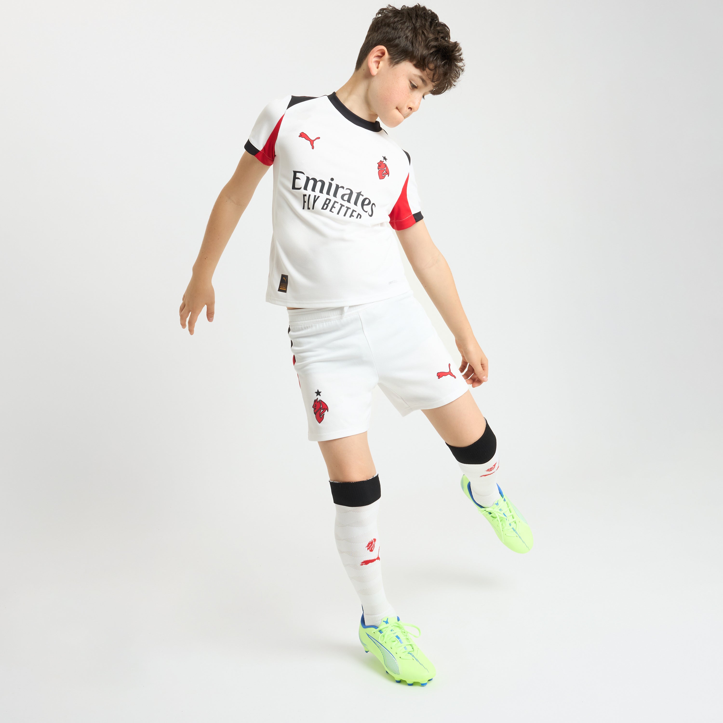 AC Milan Kit Gara Away 2025/26 shorts bambino 10 anni