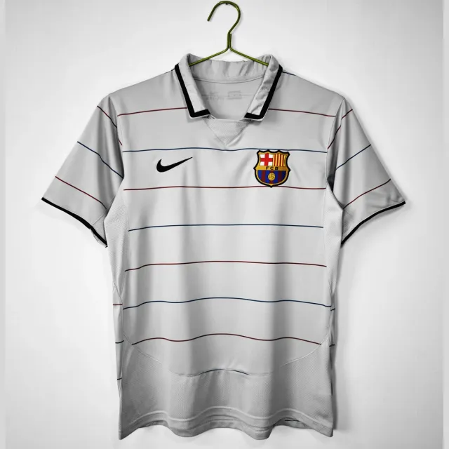 Tifoso Store Barcellona 2003/04 Seconda Maglia Retro Bianca S-XXL