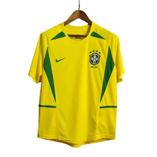 Tifoso Store Maglia Brasile 2002 Retro maglia gialla S-XXL
