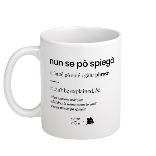 AS Roma Tazza Nun Se Po' Spiegà mug tifosi