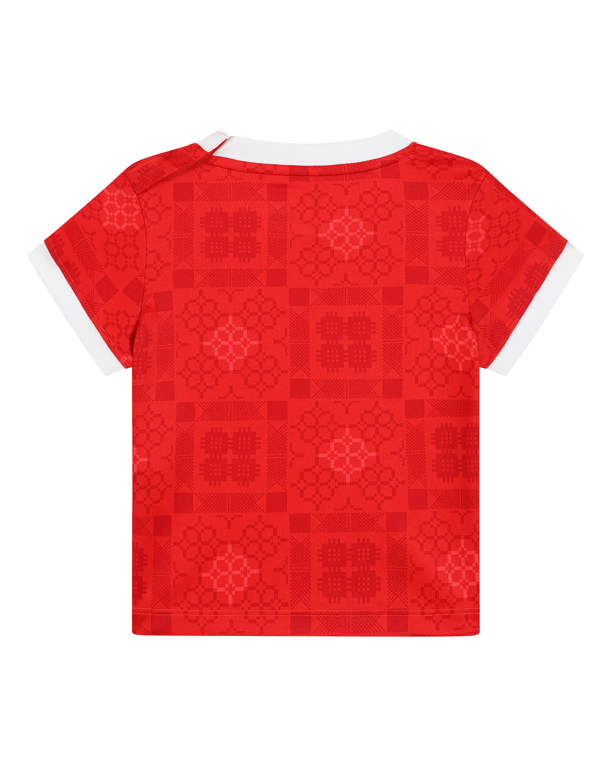 Wales SUDU 2026-28 kit casa neonato rosso 3-6M