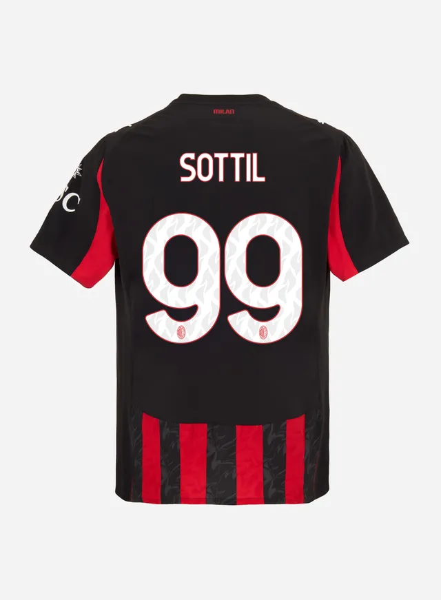 AC Milan Kit Gara Milan Sottil 99 maglia uomo attaccante