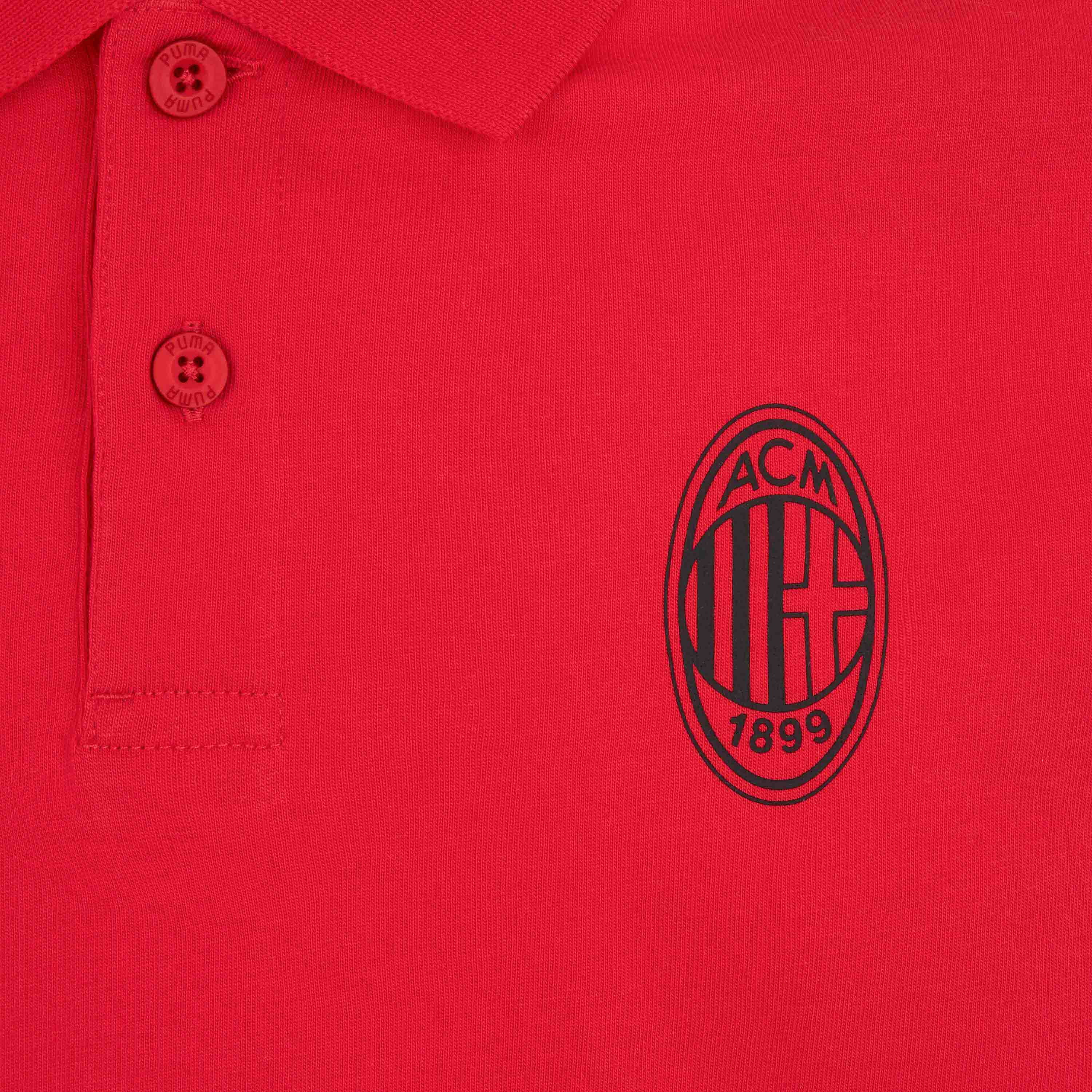 AC Milan Polo Milan Essential Collection polo rossa cotone