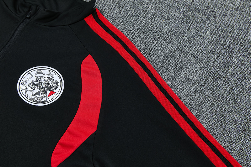 Ajax Tuta Allenamento 2026/27 tuta nera mezza zip