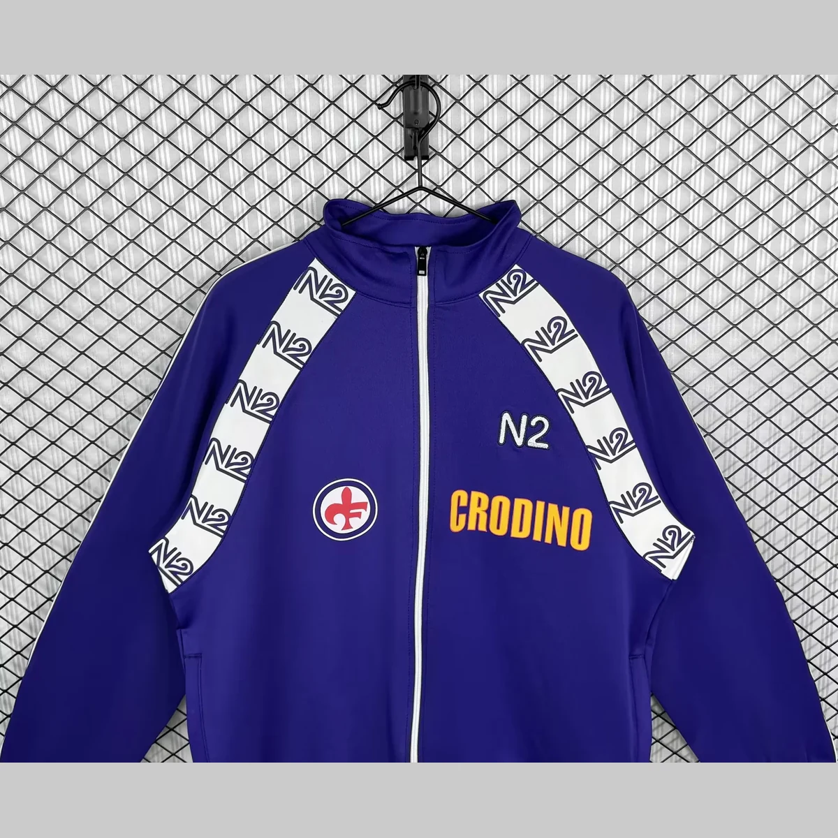 Fiorentina 1986/87 Giacca Retro Viola Crodino